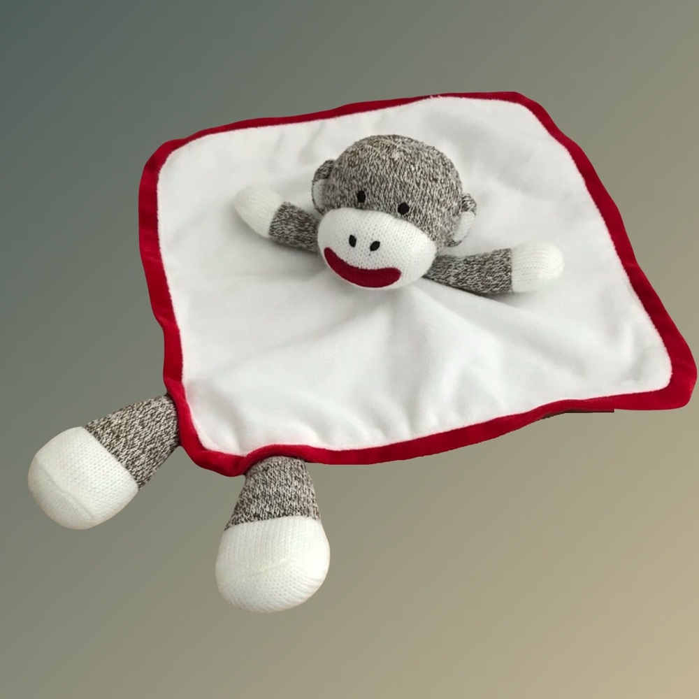 Baby Monkey Rattle Blanket